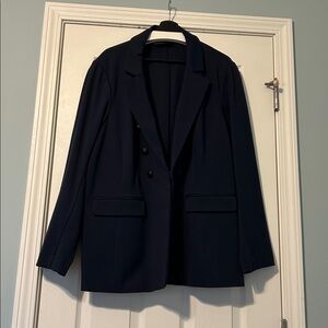 Lane Bryant Navy Blue Blazer